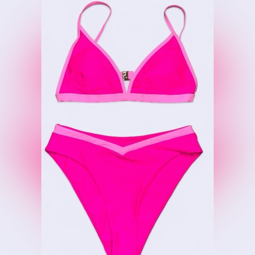 Vibrant Pink Bikini Set